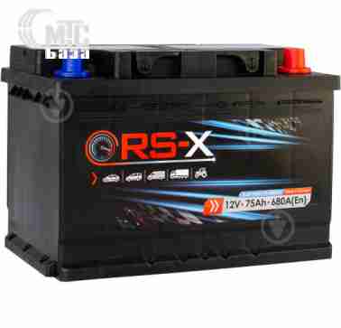 Аккумуляторы Аккумулятор RS-X 6СТ-75 R  (247666) EN680A 278x175x190 мм